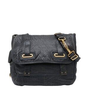 Saint Laurent Rive Gauche Besace messenger bag black leather